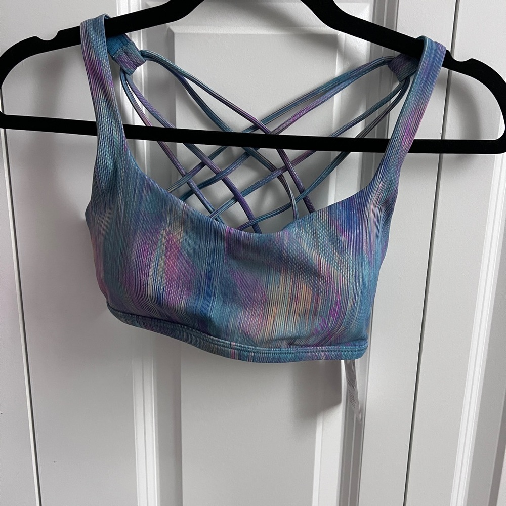 NWT multicolor lululemon bra